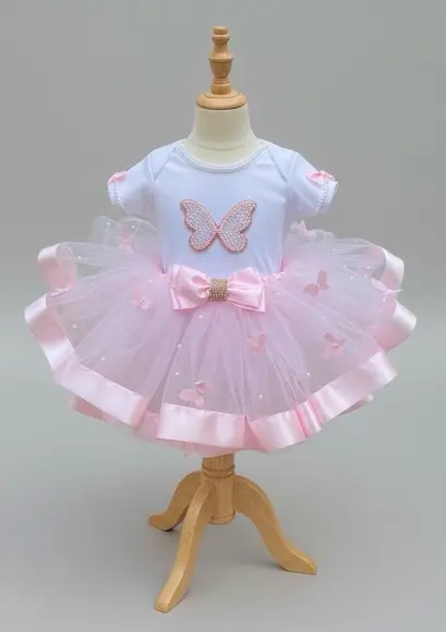 Fantasia Borboleta Infantil Menina Jardim Encantado
