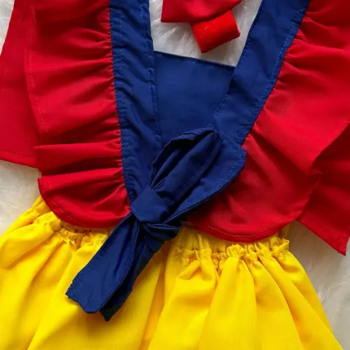 Fantasia Branca de Neve Romper