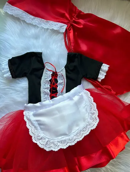 Fantasia Chapeuzino Vermelho Lobo Mal