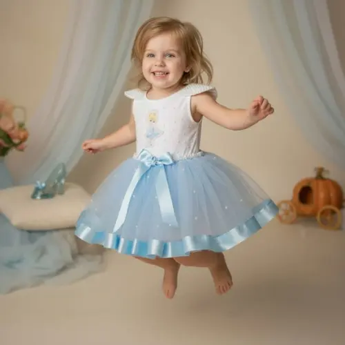 Fantasia Cinderela Menina Infantil Aniversario