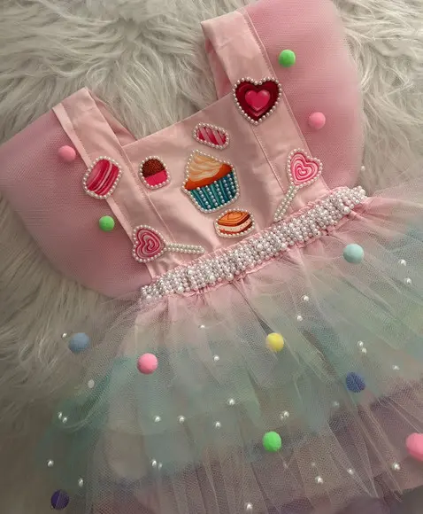 Fantasia Doceira Aniversário Doces Vestido Doces Confeiteira