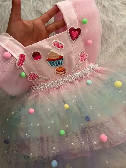 Fantasia Doceira Aniversário Doces Vestido Doces Confeiteira