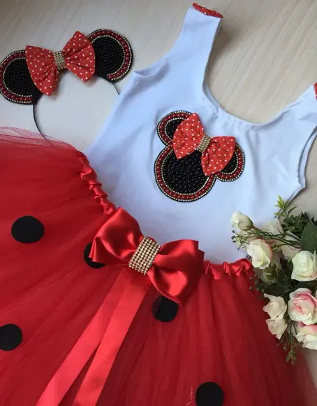 Fantasia Minnie Vermelha