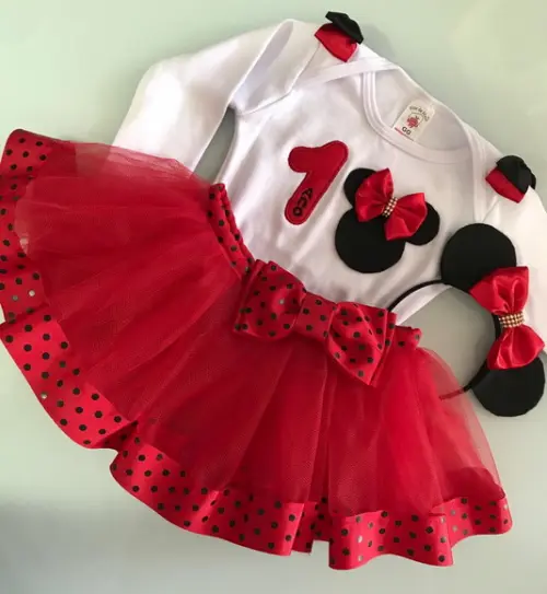 Fantasia Minnie Vermelha