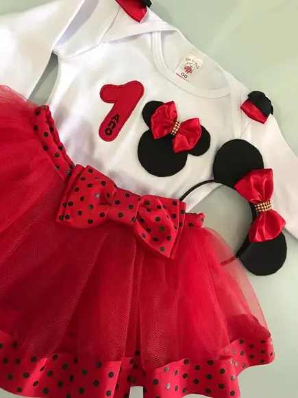 Fantasia Minnie Vermelha