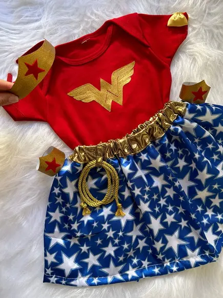 Fantasia Mulher Marvilha Super Herois