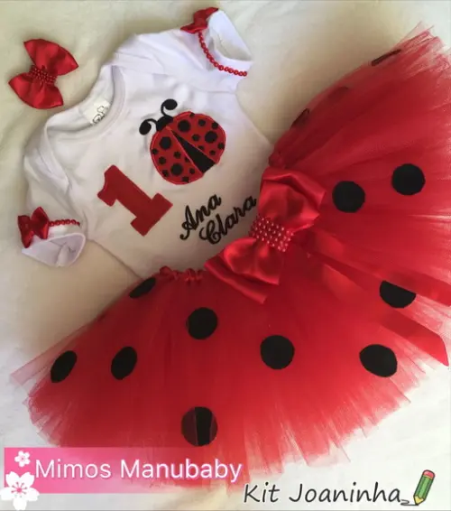 Joaninha Fantasia de Tutu