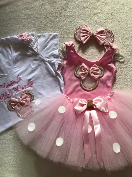 Kit Minnie Familia Fantasia