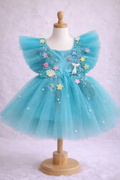 Romper Fundo do Mar Sereia Infantil