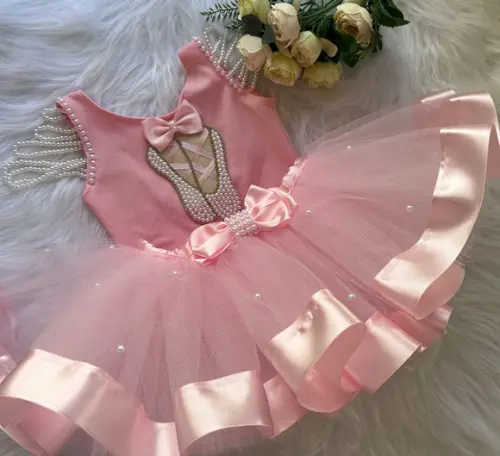 Roupa Bailarina Tutu Rosa