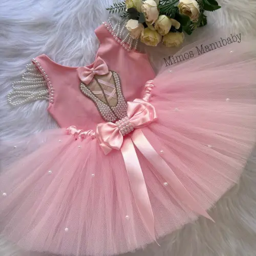 Roupa de Aniversário Bailarina