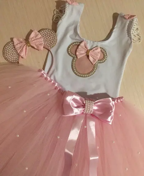 Roupa Minnie Rosa Bebe