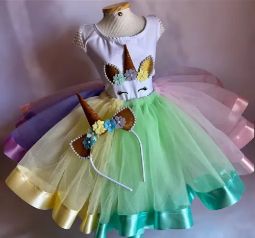 Unicornio Festa Fantasia Infantil
