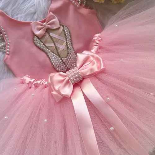 Vestido Bailarina Aniversario Infantil Bale