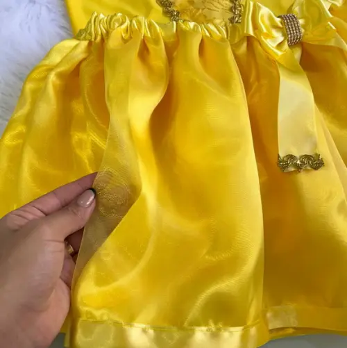 Vestido Bela e a Fera Infantil