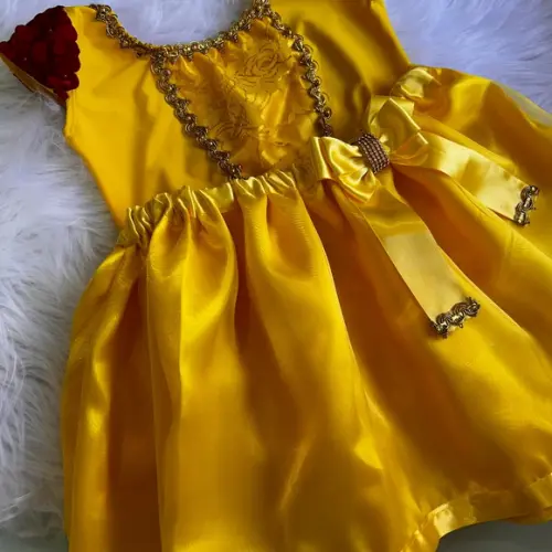 Vestido Bela e a Fera Infantil