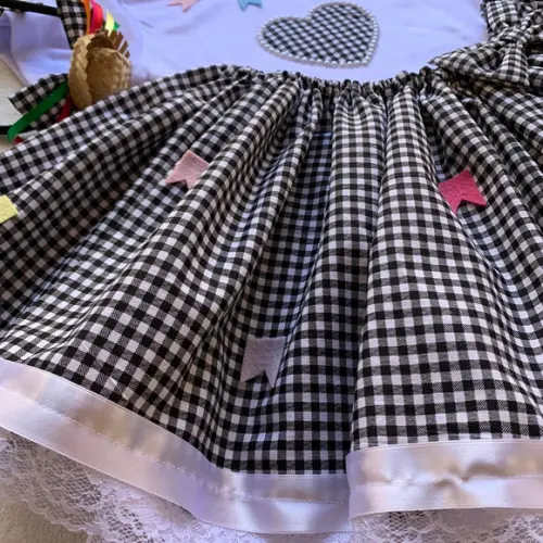Vestido de Festa Junina Roupa Caipira