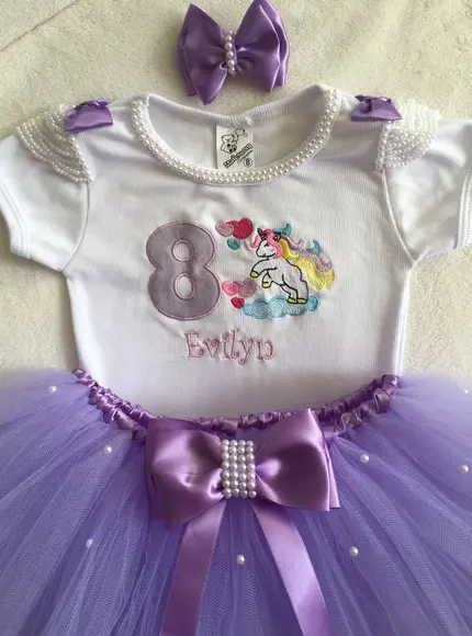 Vestido Infantil Unicórnio