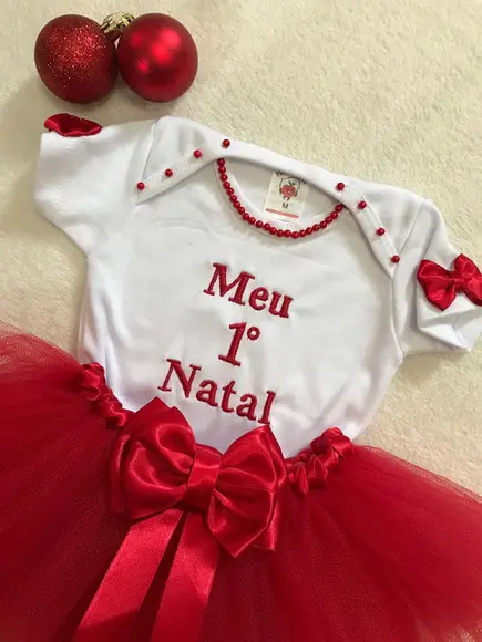 Vestido Meu Primeiro Natal