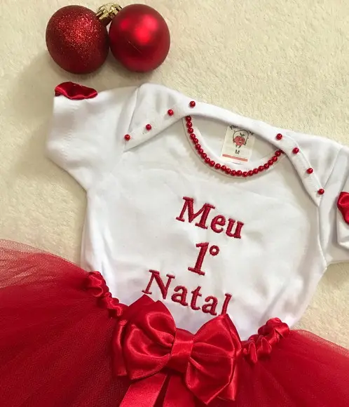 Vestido Meu Primeiro Natal