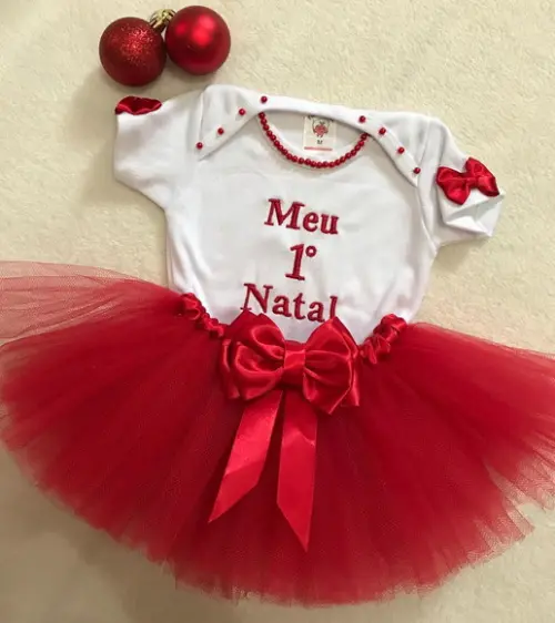 Vestido Meu Primeiro Natal