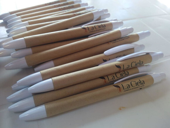 200 Canetas Ecológica Personalizada Vários Modelos