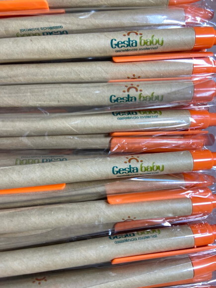 400 Canetas Ecológica Personalizada