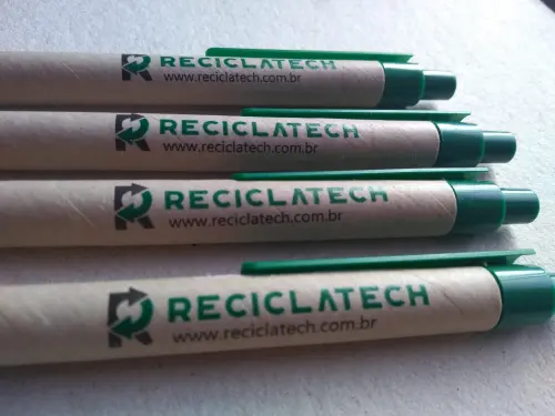 100 CANETAS ECOLÓGICAS PERSONALIZADAS