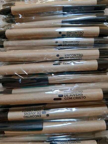 100 Canetas Ecológicas Personalizadas