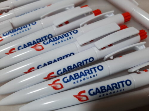 100 Canetas Personalizadas com Sua Logo
