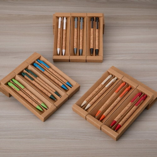 300 Canetas Kit Ecológico Caneta e Lapiseira Personalizado