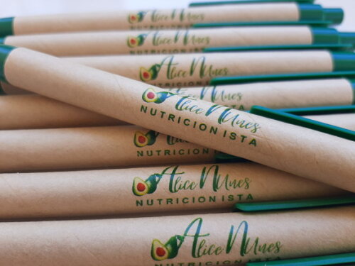 750 Canetas Ecológicas Personalizadas