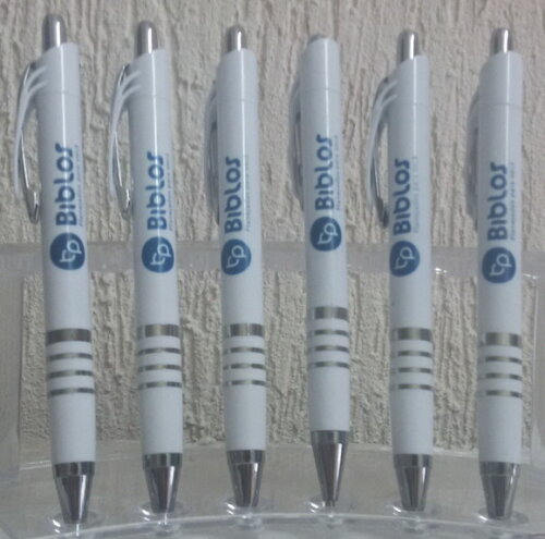 Canetas Personalizadas com sua Logo Colorida Mod Luxo 807