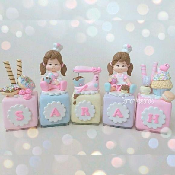 Cubo Decorativo Confeitaria