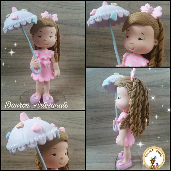 Enfeite de Mesa Chuva de Amor