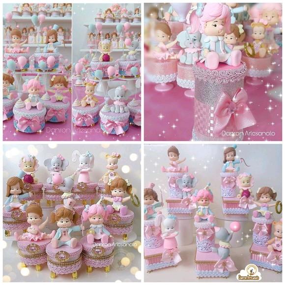 Kit Circo Rosa Personalizado