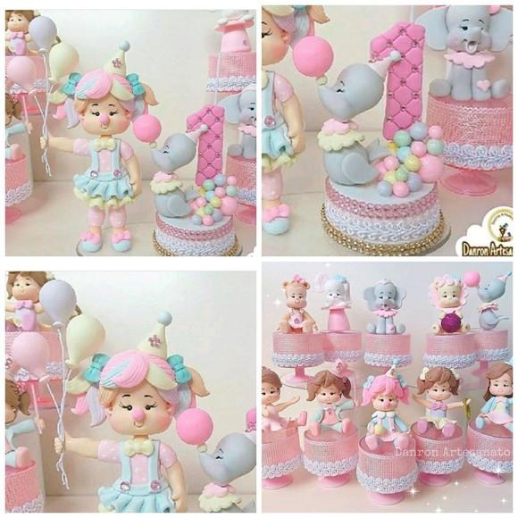 Kit Circo Rosa Personalizado
