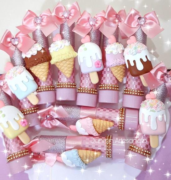 Lembrancinha Sorveteria(tubete)