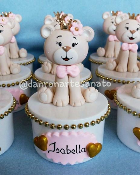 Lembrancinha Ursa Princesa