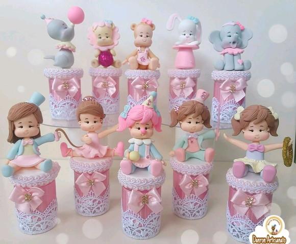 Personalizados de Luxo Circo Rosa