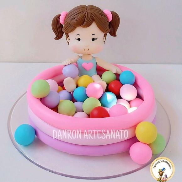 Topo de Bolo Casa de Boneca