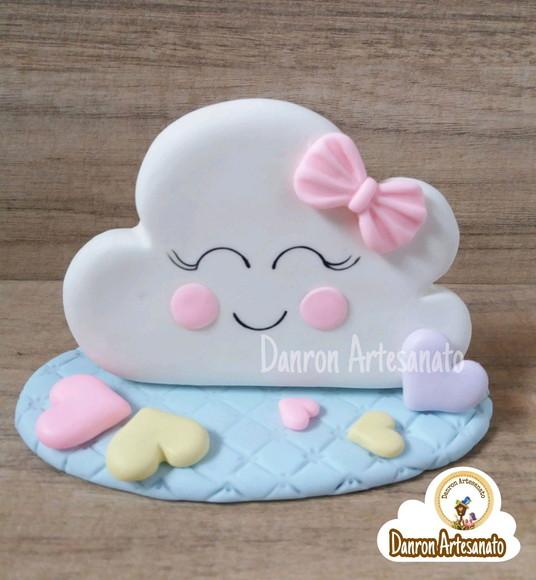 Topo de Bolo Chuva de Amor