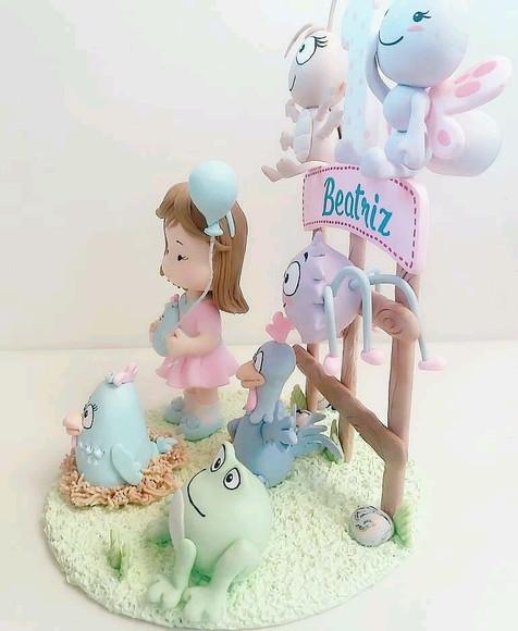 Topo de Bolo Galinha Pintadinha