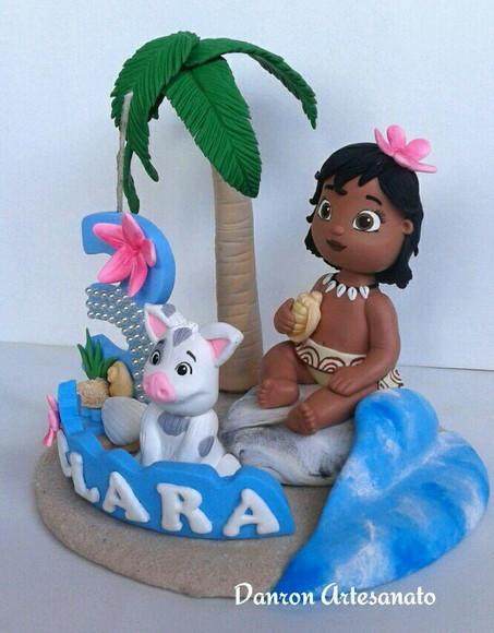 Topo de Bolo Moana