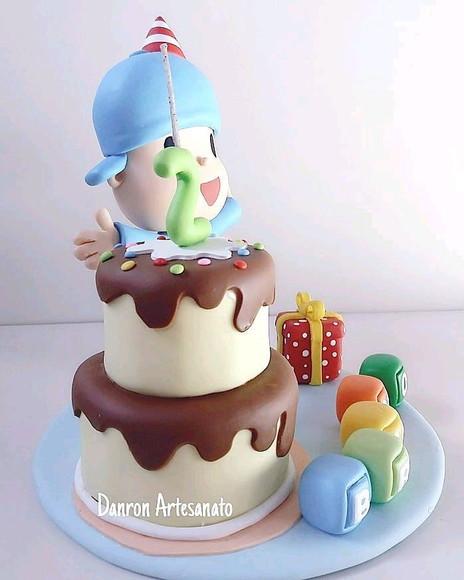 Topo de Bolo Pocoyo