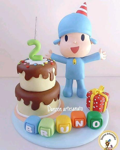 Topo de Bolo Pocoyo
