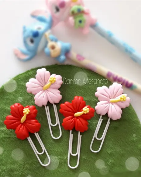 Clip Decorado(flor)