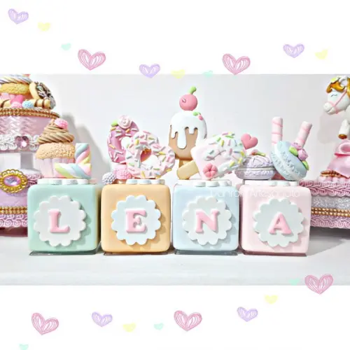Cubo Decorativo Confeitaria