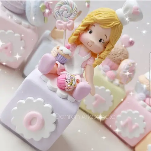 Cubo Decorativo Confeitaria