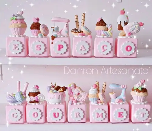 Cubo Decorativo Confeitaria